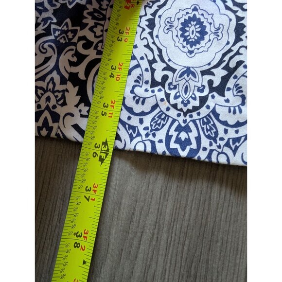 Jones New York Signature Stretch Square Neck Dress Size 10 Navy & White - Picture 8 of 9